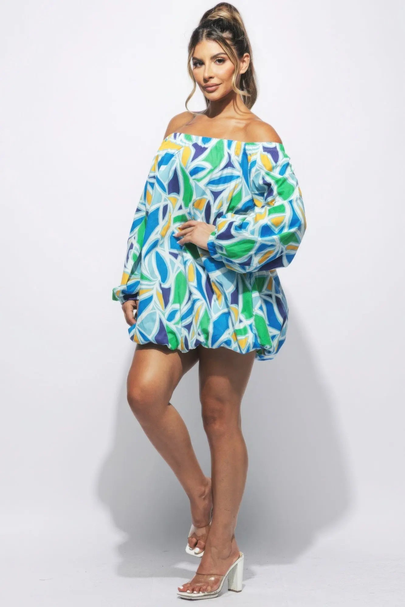 Off Shoulder Bubble Dress Bargain Buzz