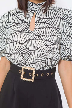 Woven Print Top Fashion Romper Bargain Buzz
