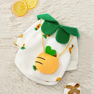 Cartoon Dog Clothes Cute Bow Tie Satchel Pet Clothing for Small Dogs Bargain Buzz