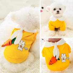 Cartoon Dog Clothes Cute Bow Tie Satchel Pet Clothing for Small Dogs Bargain Buzz