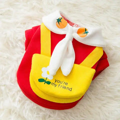 Cartoon Dog Clothes Cute Bow Tie Satchel Pet Clothing for Small Dogs Bargain Buzz