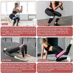 Fitness Elastic Yoga Resistance Bands zendrop