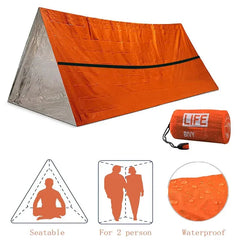 Survival Tube Emergency Tent With Whistle Bargain Buzz